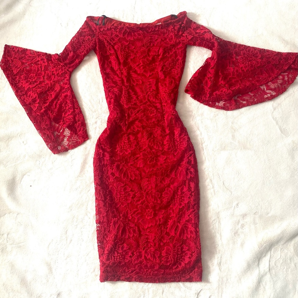 Red in Lace
